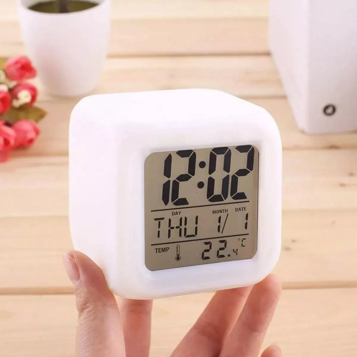 Reloj despertador cubo hotsell