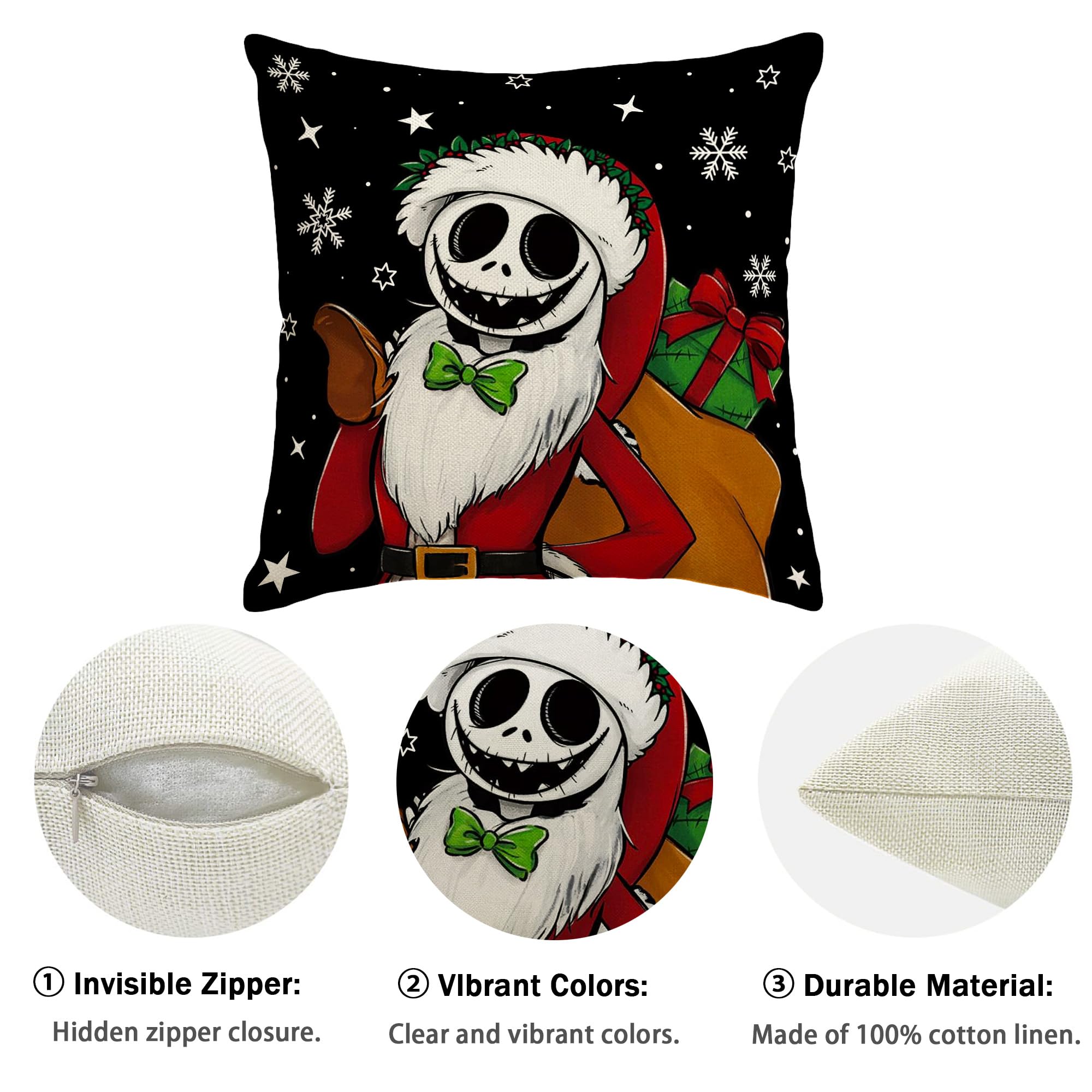 Funda de almohada de Navidad de invierno, decoración de Navidad, decoración navideña para el hogar, fiesta, sofá, dormitorio