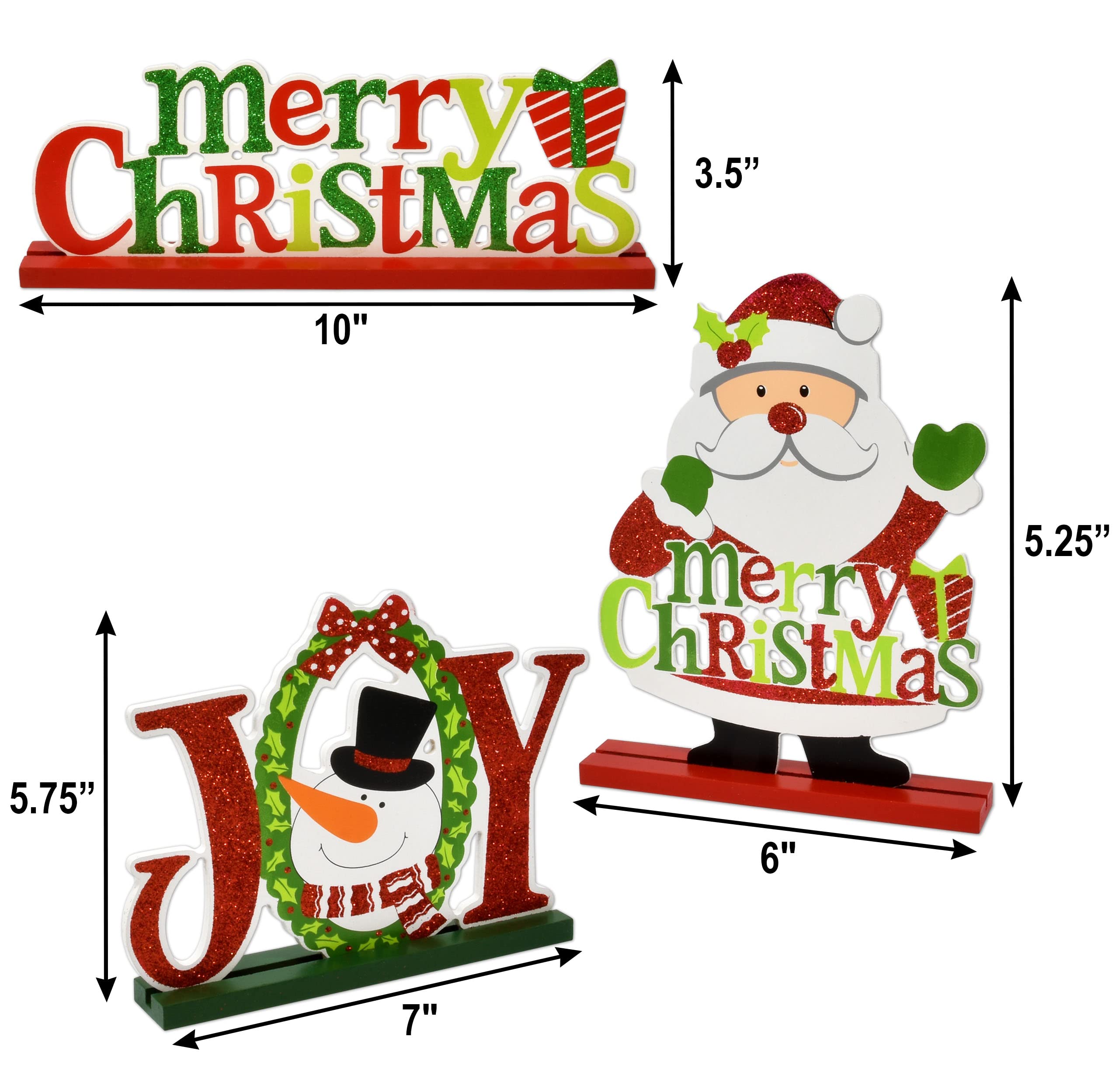 Gift Boutique 6 letreros de mesa de Navidad, centro de mesa de madera, muñeco de nieve, decoración de escritorio de madera para cocina, hogar, suministros de fiesta de Navidad