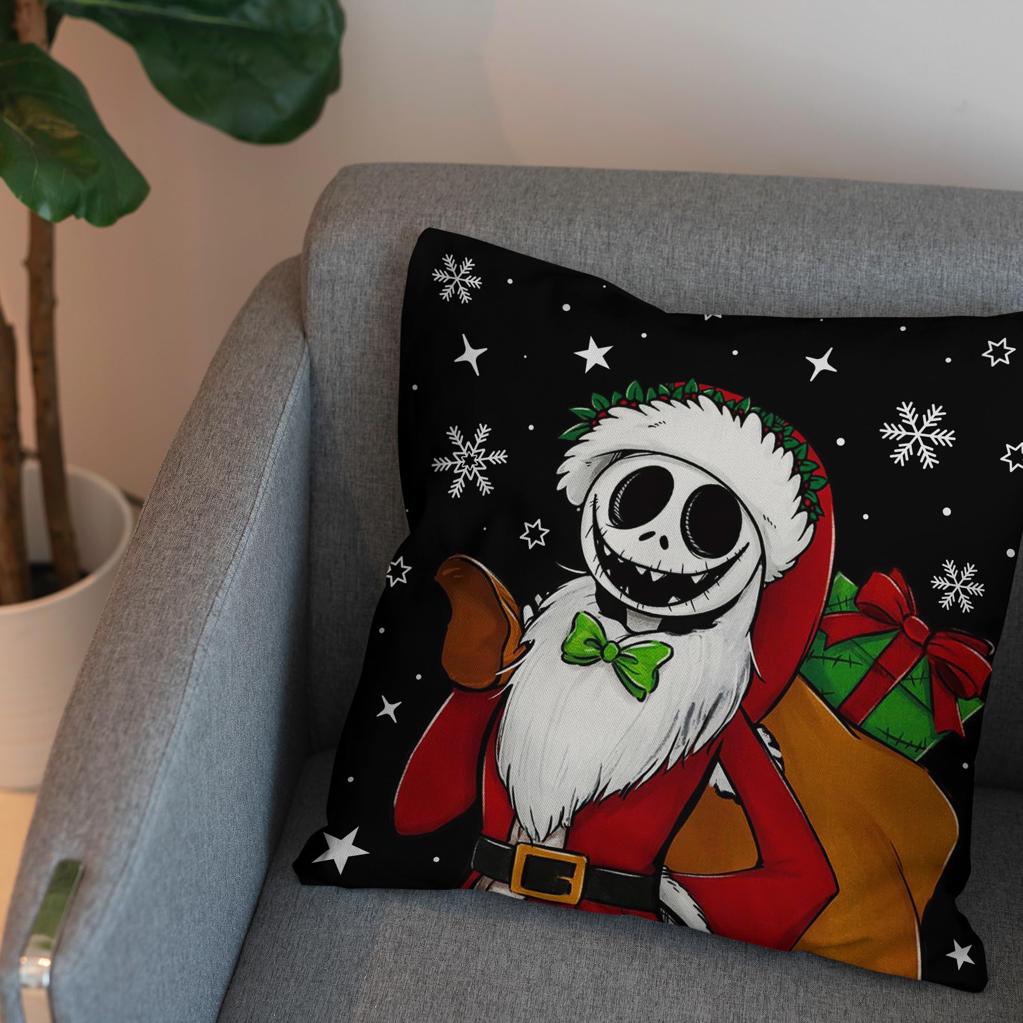 Funda de almohada de Navidad de invierno, decoración de Navidad, decoración navideña para el hogar, fiesta, sofá, dormitorio