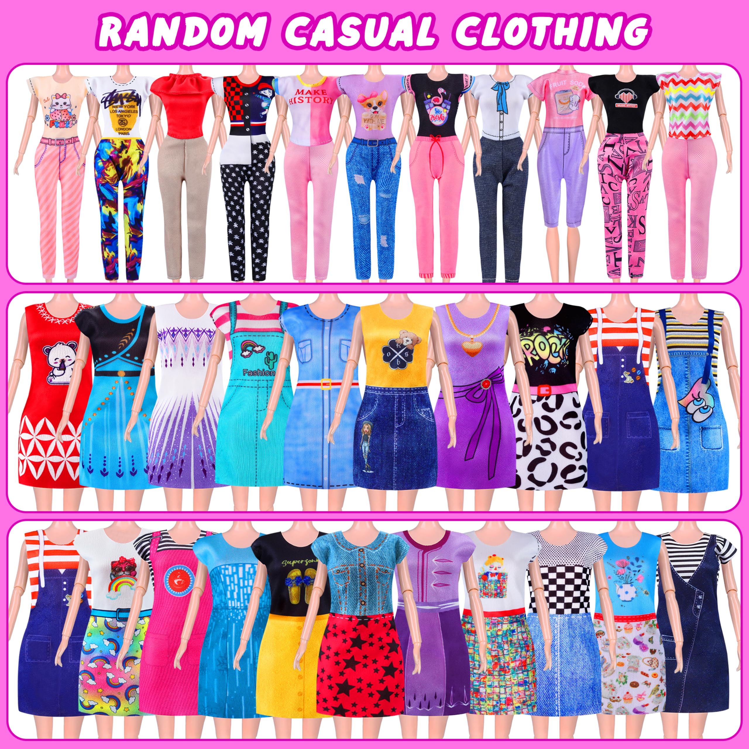 Juego de armario con 342 piezas de ropa y accesorios, vestidos de princesa, tops, pantalones, trajes de baño, armario, zapatos, perchas y otros accesorios, juguetes de vestir para niñas pequeñas