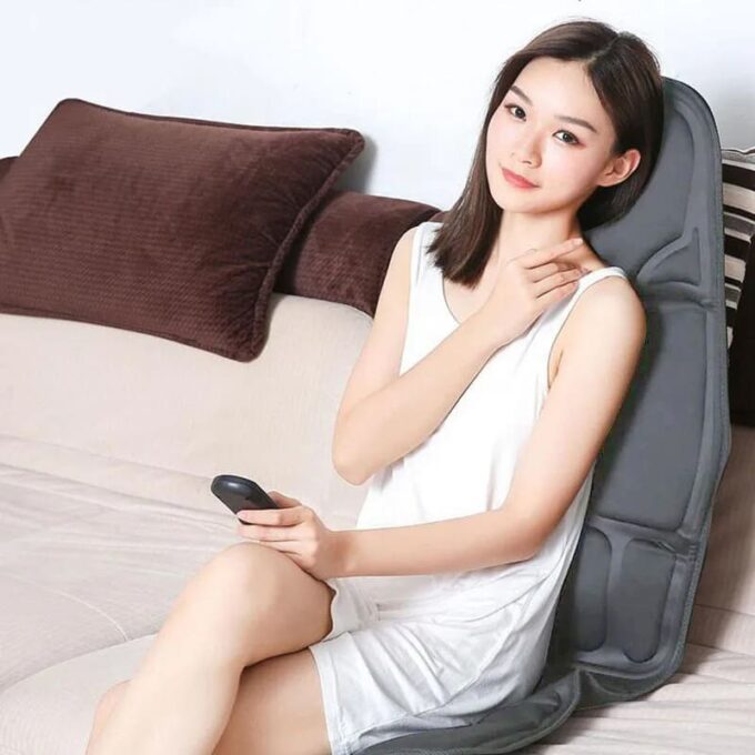 Asiento silla masajeador para carro cojin electrico calefaccion