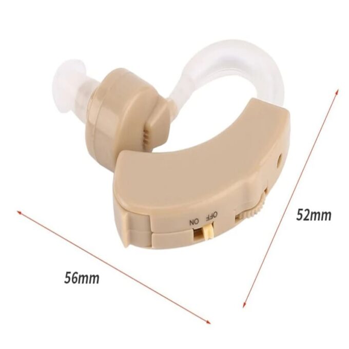 (1)Amplificador de sonido para oido audifono inalambrico a pila