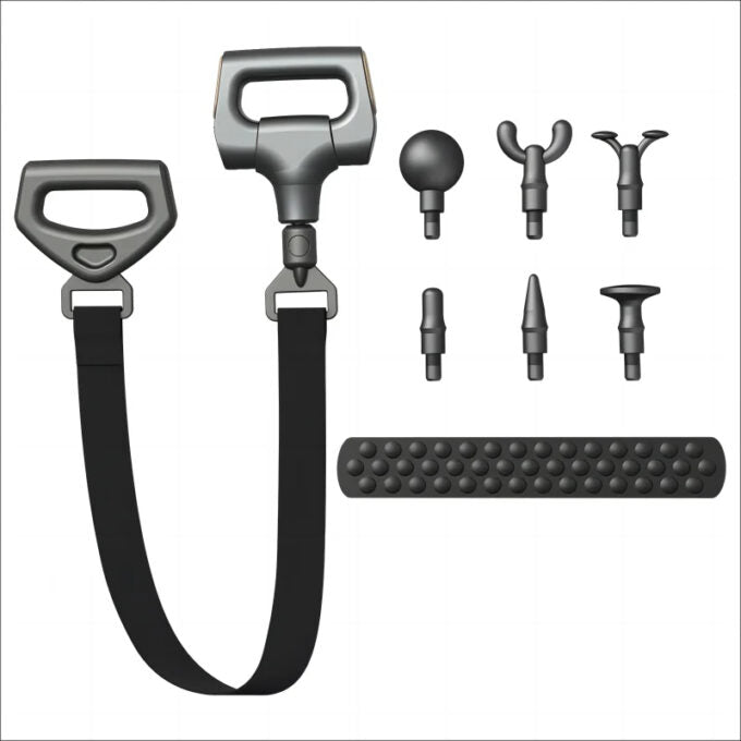 Banda elastica masajeadora con sistema multifuncional vibratorio