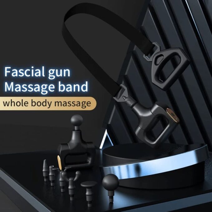Banda elastica masajeadora con sistema multifuncional vibratorio
