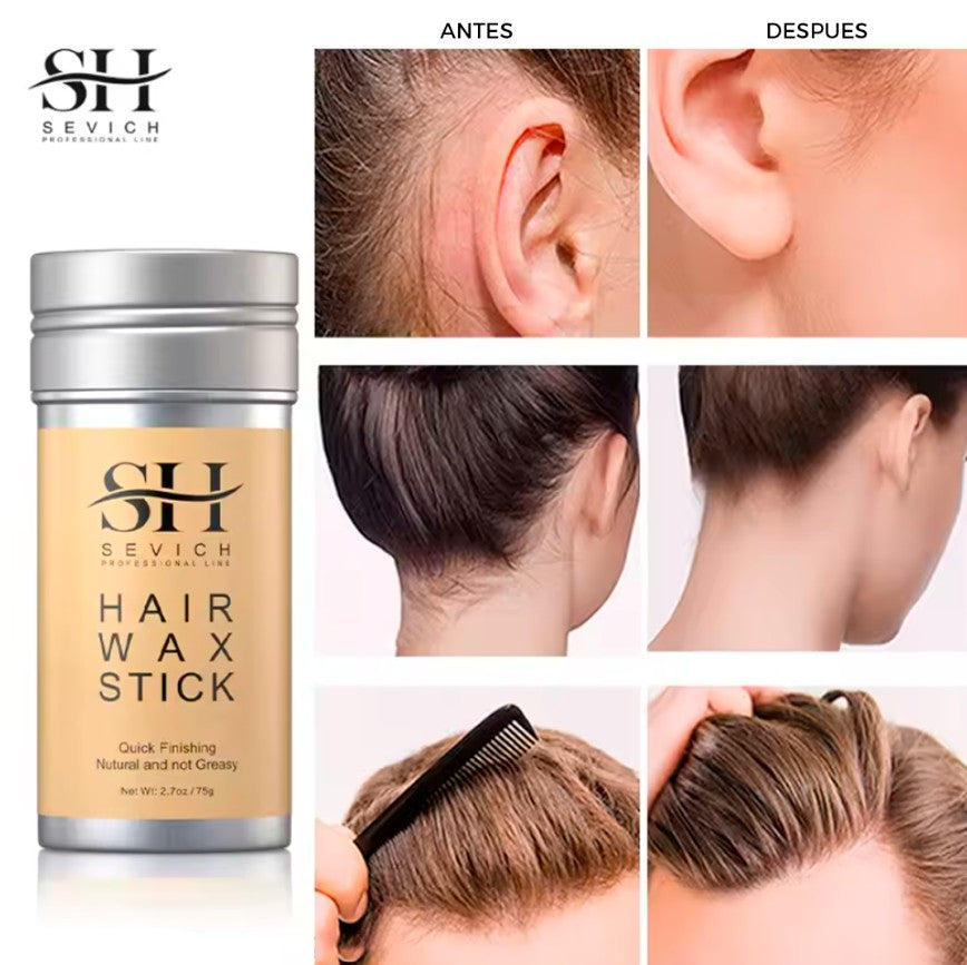 Barra de cera fijadora para friz del cabello unisex