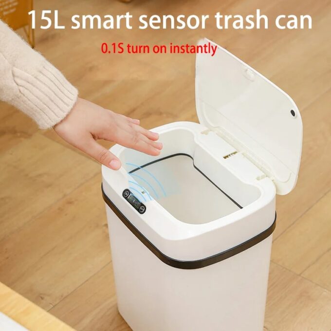 Basurera Inteligente Canasta con Sensor