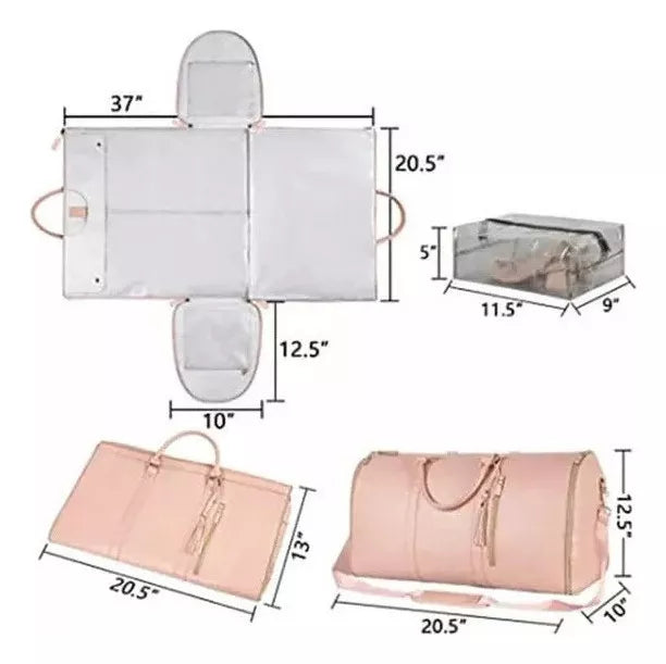 BOLSO DE VIAJE CONVERTIBLE 2 EN 1 PARA COLGAR