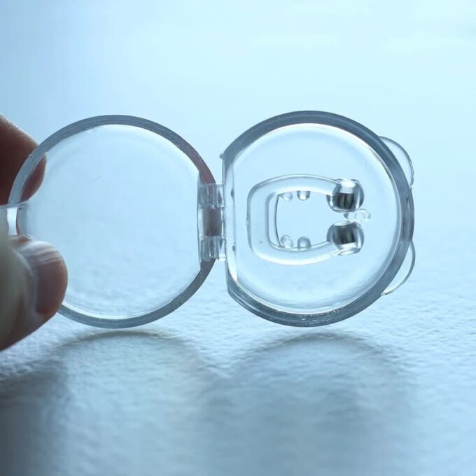(1)Clip magnético nasal anti ronquidos apnea
