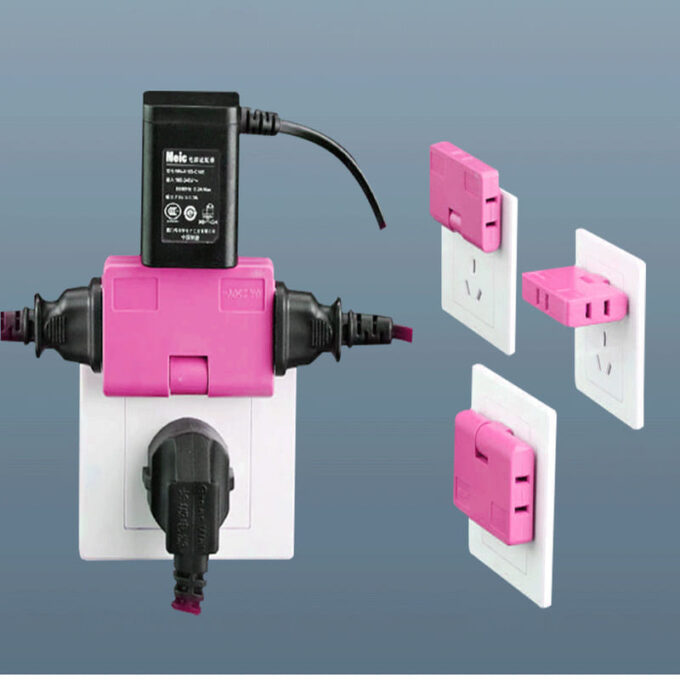 (1)Multiconector 3 salidas de toma corriente adaptador