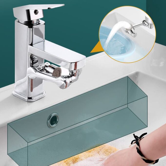 Extensor acero de presión para Grifo Giratorio 360°