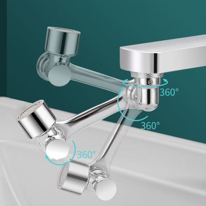 Extensor acero de presión para Grifo Giratorio 360°