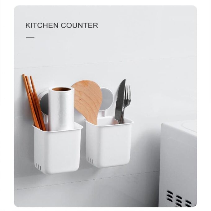 (1)Soporte adhesivo para celular en pared baño