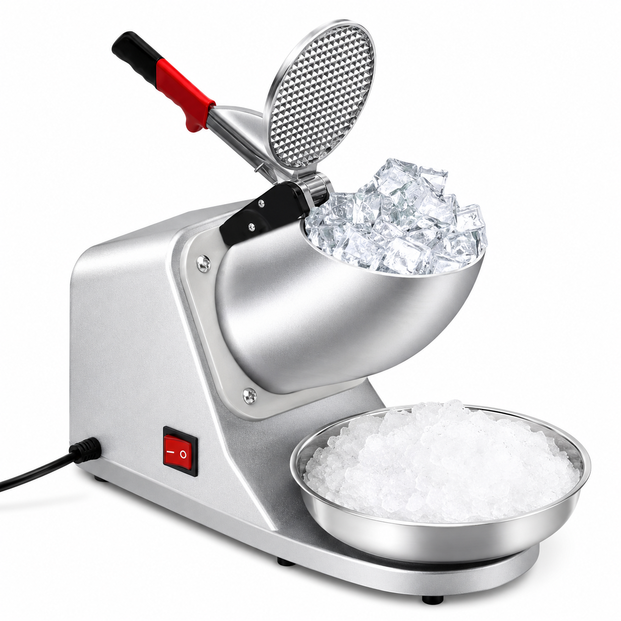 Máquina Trituradora de Hielo Eléctrica 🧊 Prepara Raspados, Granizados y Bebidas Frías