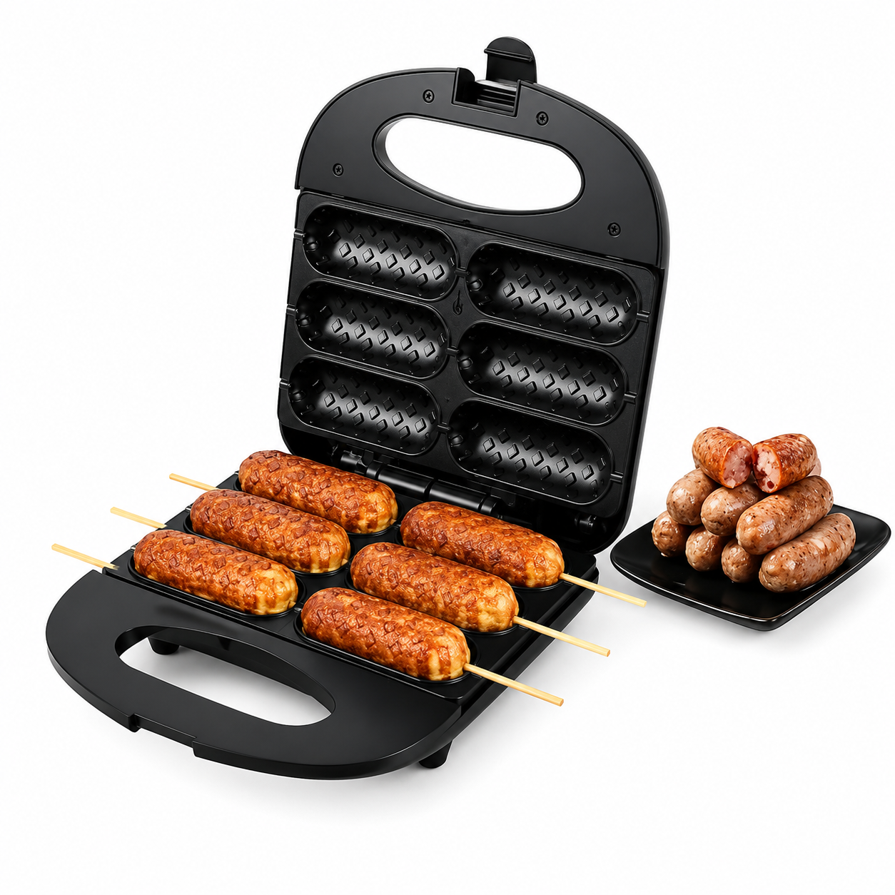 Máquina Eléctrica para Brochetas y Chorizos 🌭 Cocina Rápido, Fácil y Sin Desorden