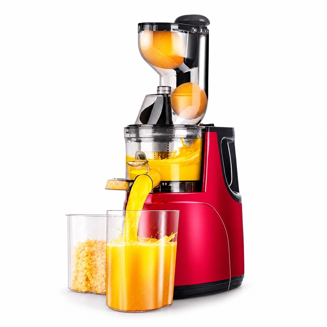 Extractor de Jugos SKG de Prensado en Frío 🍊 Jugos Naturales con Más Nutrientes
