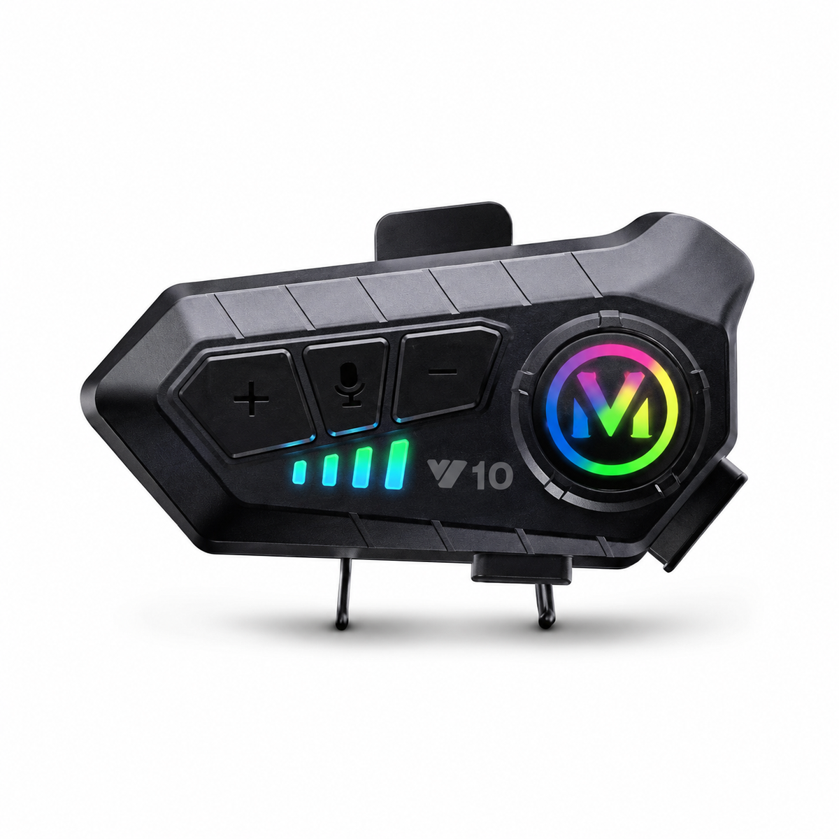 Auriculares Bluetooth Y10 para Casco de Moto 🏍️ Impermeables IPX6