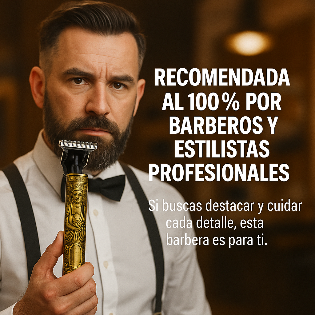 Barbera Profesional T99 Buda ✂️ Patillera Recargable de Precisión