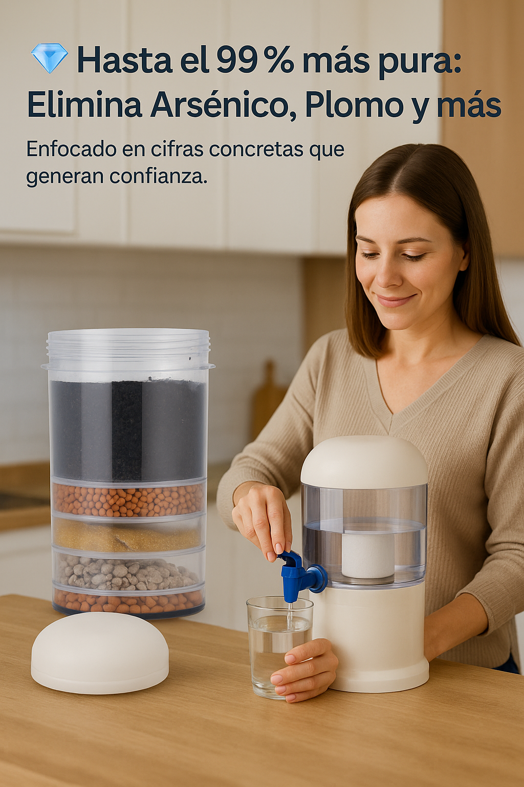 Kit 3 Repuestos Purificador De Agua 14 y 16 Litros Combo Filtro