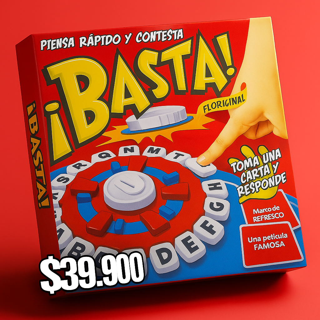 ¡Basta! El Clásico Juego de Mesa para Risas y Retos con Amigos y Familia