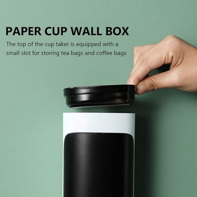 (1)Dispensador adhesivo para vasos portavasos de pared