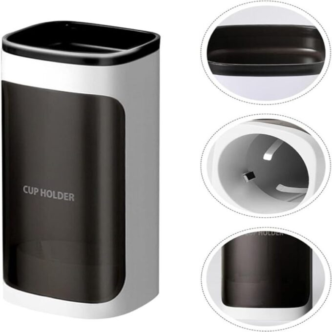 (1)Dispensador adhesivo para vasos portavasos de pared