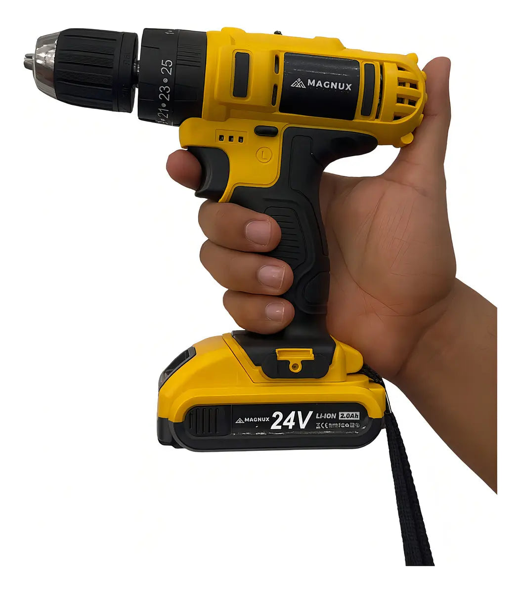 Taladro Inalámbrico 21V con 2 Baterías Recargables 🔩