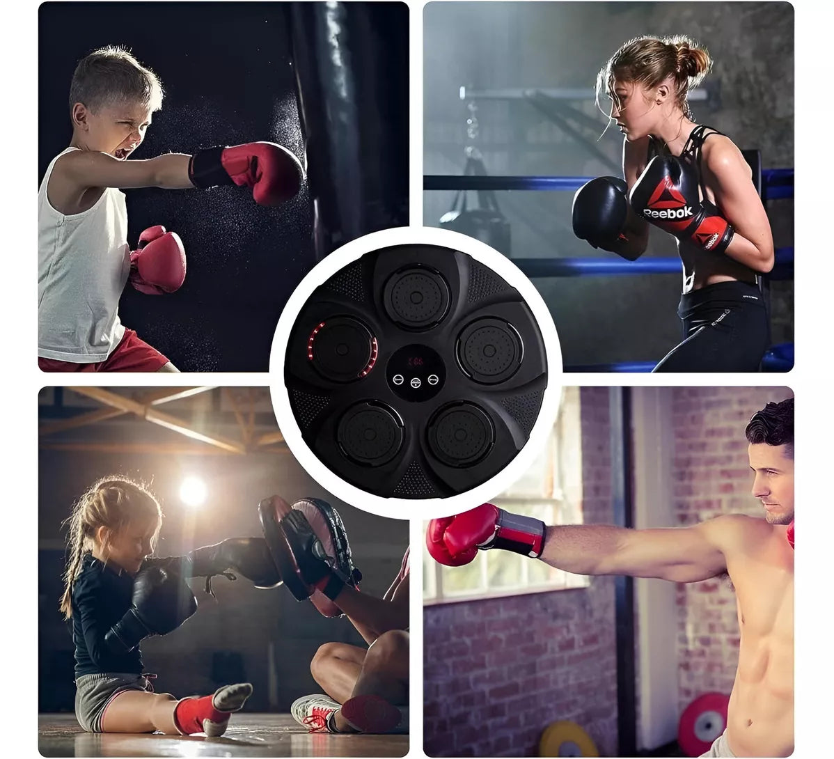 Maquina De Boxeo Musical Kit Boxeo Soporte Entrenamiento