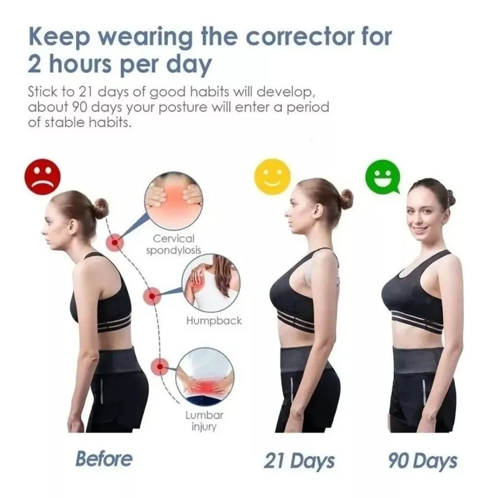 Corrector Postura Inteligente Con Recordatorio De Vibración