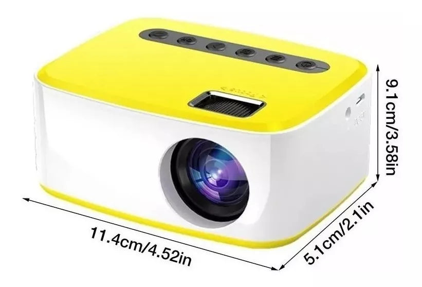 Mini Proyector Portátil Wifi Led Hdmi Usb Av T20 Videobeam