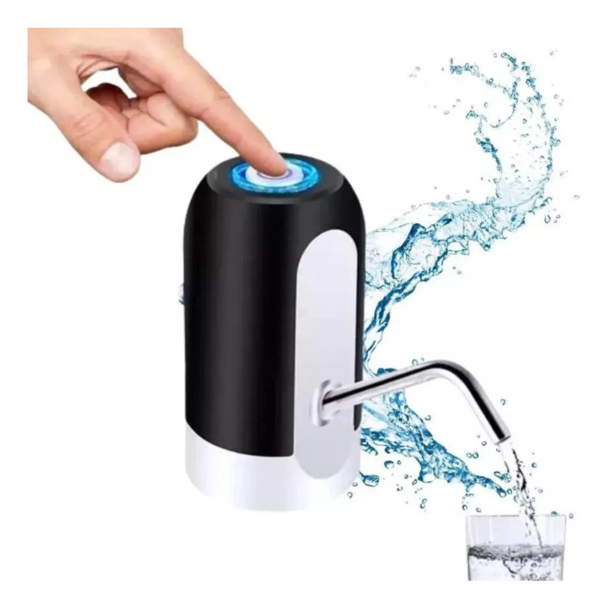 Dispositivo dispensador de agua para botellas recargables