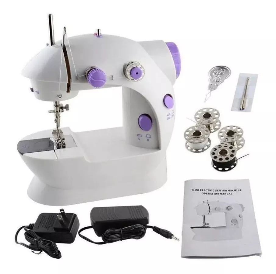 Maquina De Coser Portátil Mini Sewing Machine 4 In1