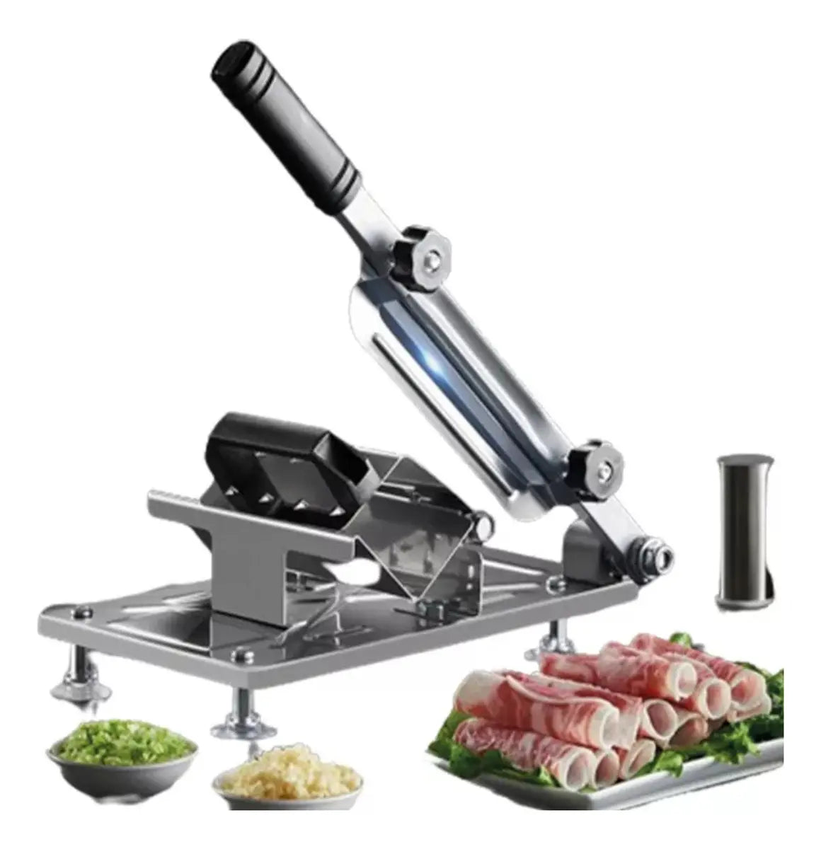 Rebanadora Manual de Carne y Verduras 🔪 Cortes Precisos Fácil y Rápido