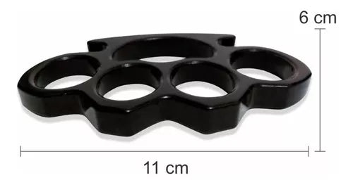 English Punch Personal Defense, acero pesado, 12 cm, negro