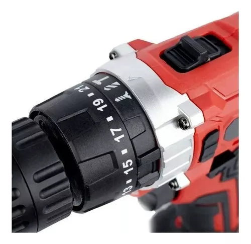 (1)Taladro De Impacto Taladro Eléctrico Portátil 21v 2baterías