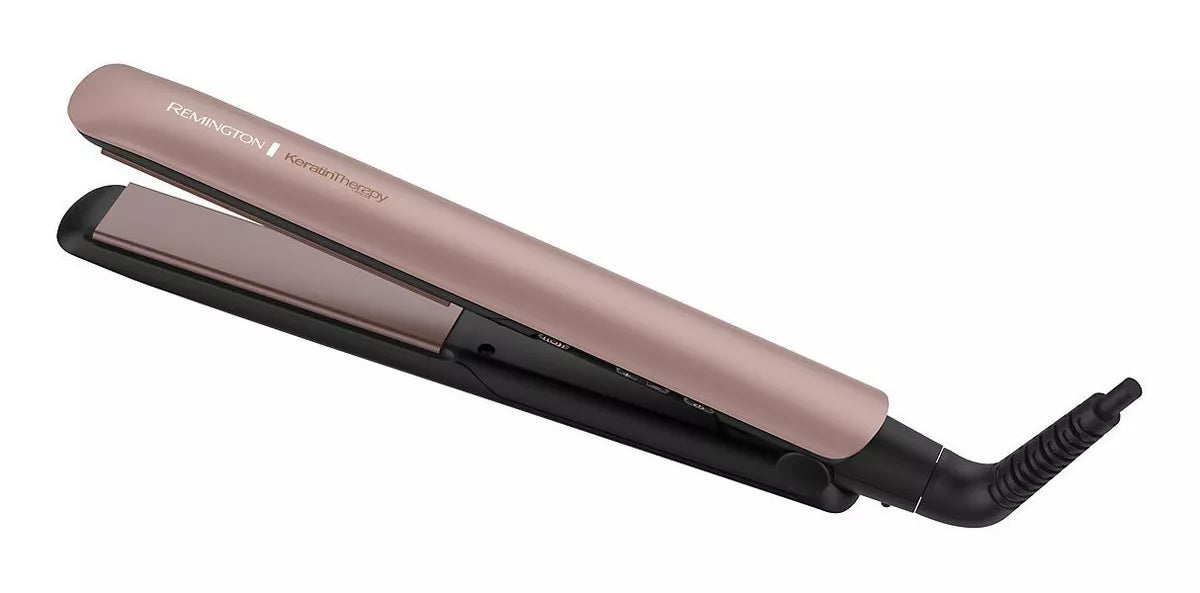 Plancha Keratina Con Aceite De Argan Remington Color Rosa