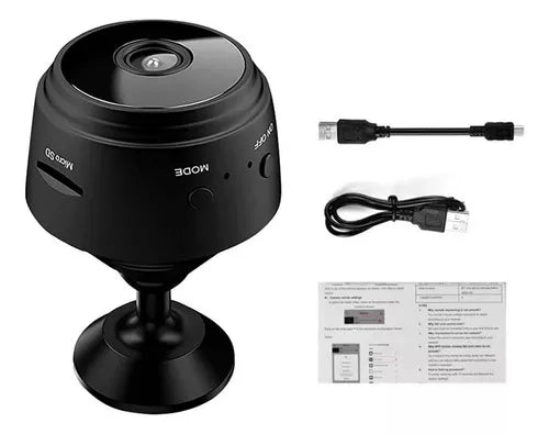 Cámara espía WiFi de visión nocturna recargable A9 Hd 1080p