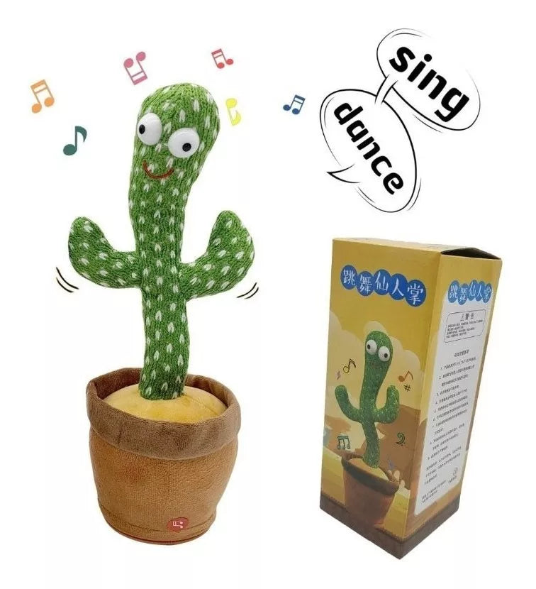 Cactus Bailarín Interactivo 🌵🎶 Imita Voz, Canta y Baila