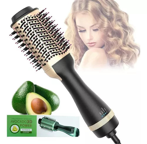 Cepillo Secador Avocado 3d Therapy Infusión Aguacate 2000w 110v