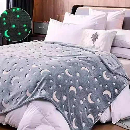 Cobija Mágica Manta Térmica Brilla En Oscuridad