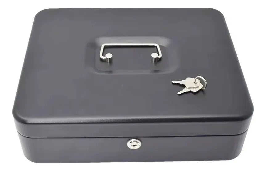 Caja Registradora Metálica con Bandeja para Dinero – Segura y Resistente 💰
