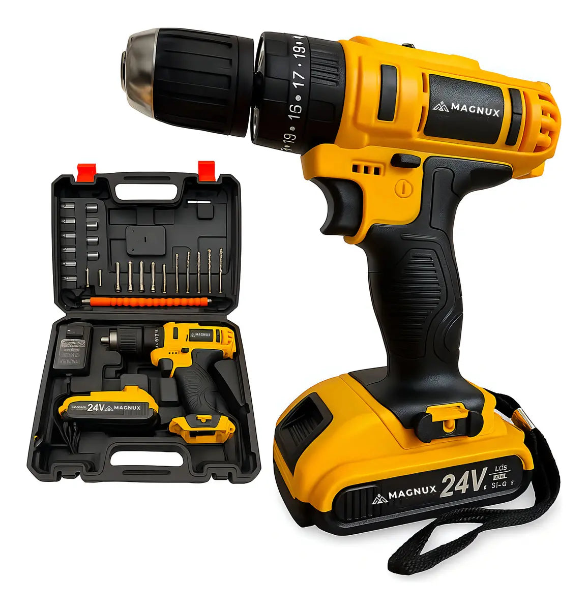 Taladro Inalámbrico 21V con 2 Baterías Recargables 🔩