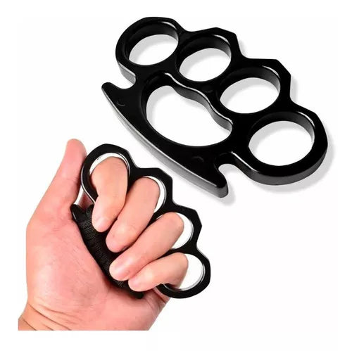 English Punch Personal Defense, acero pesado, 12 cm, negro