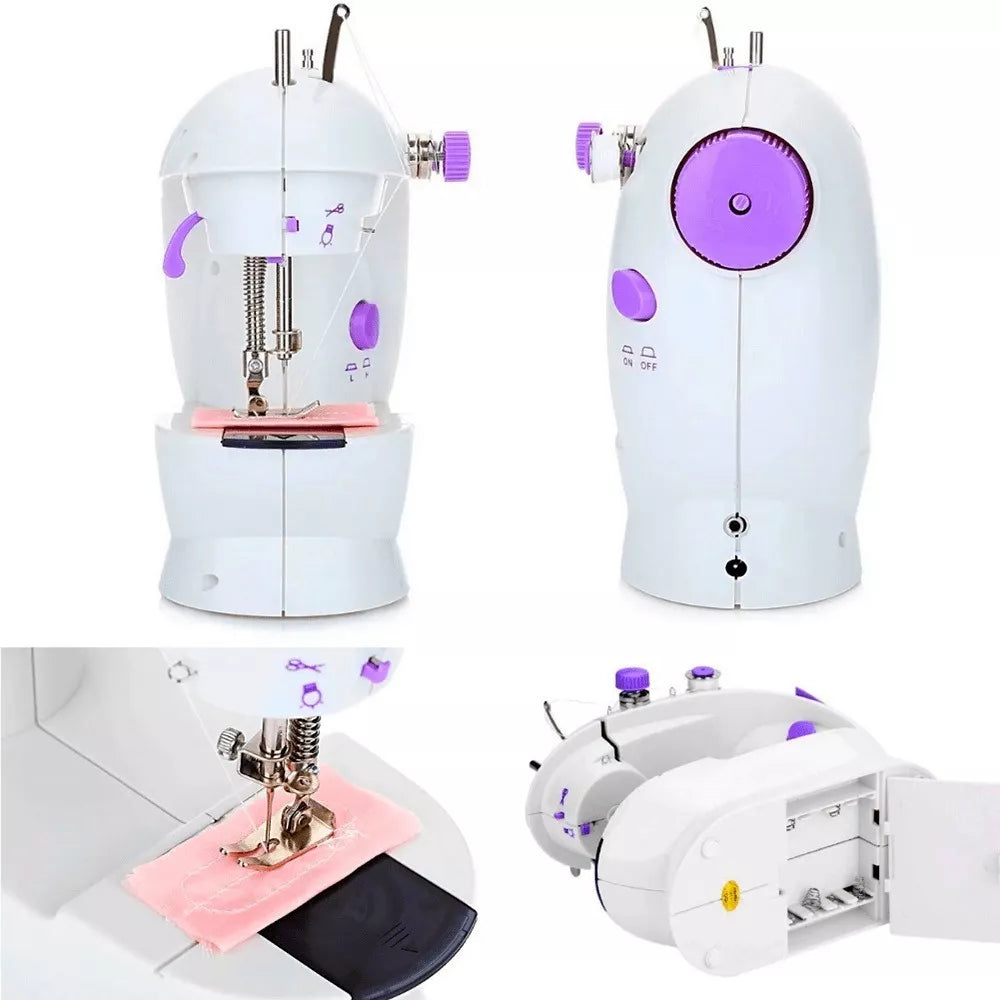 Maquina De Coser Portátil Mini Sewing Machine 4 In1