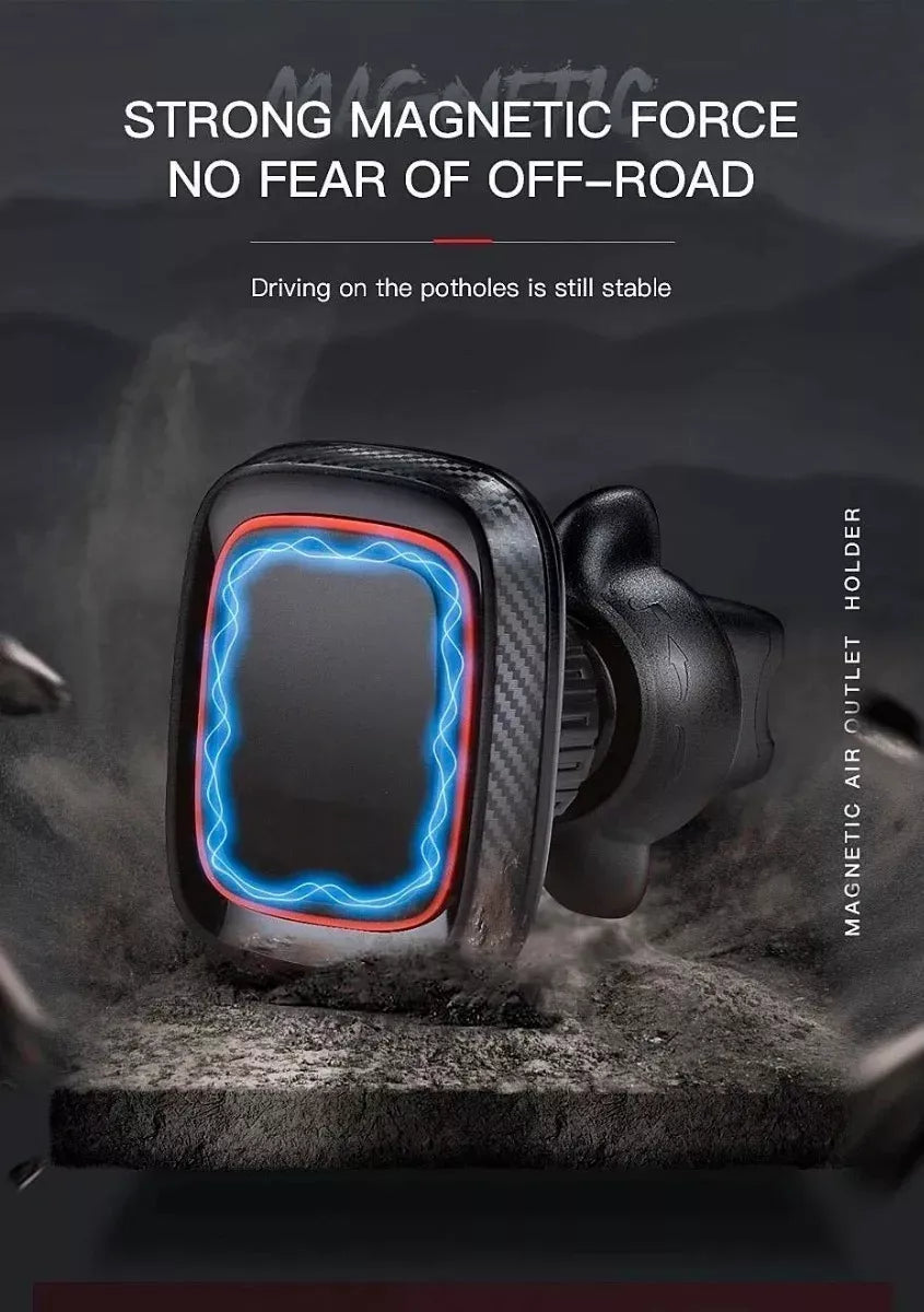 (1)Soporte Celular Carro Iman Rejilla Magnético