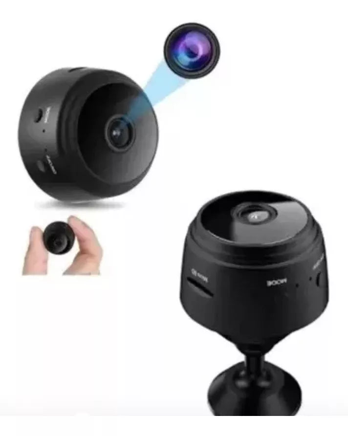 Cámara de seguridad Shenzhen A9 Mini con resolución de 1080p visión nocturna incluida negra