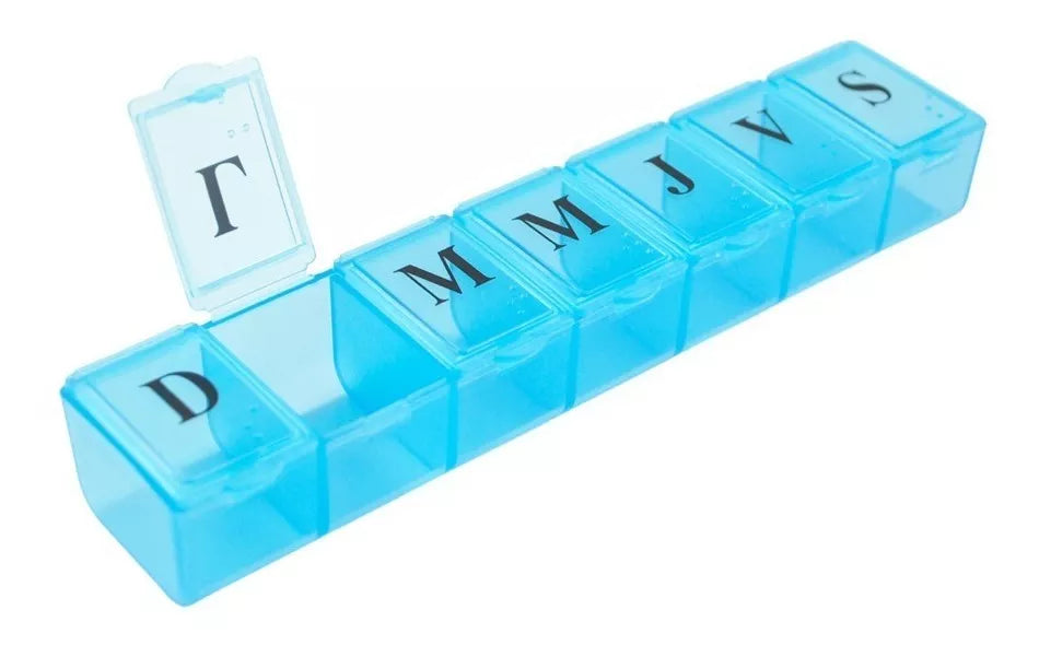X2 Pastilleros Semanal Organizador Pastillas Diarias 7 Dias