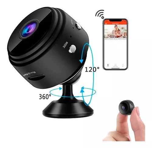 Cámara espía WiFi de visión nocturna recargable A9 Hd 1080p
