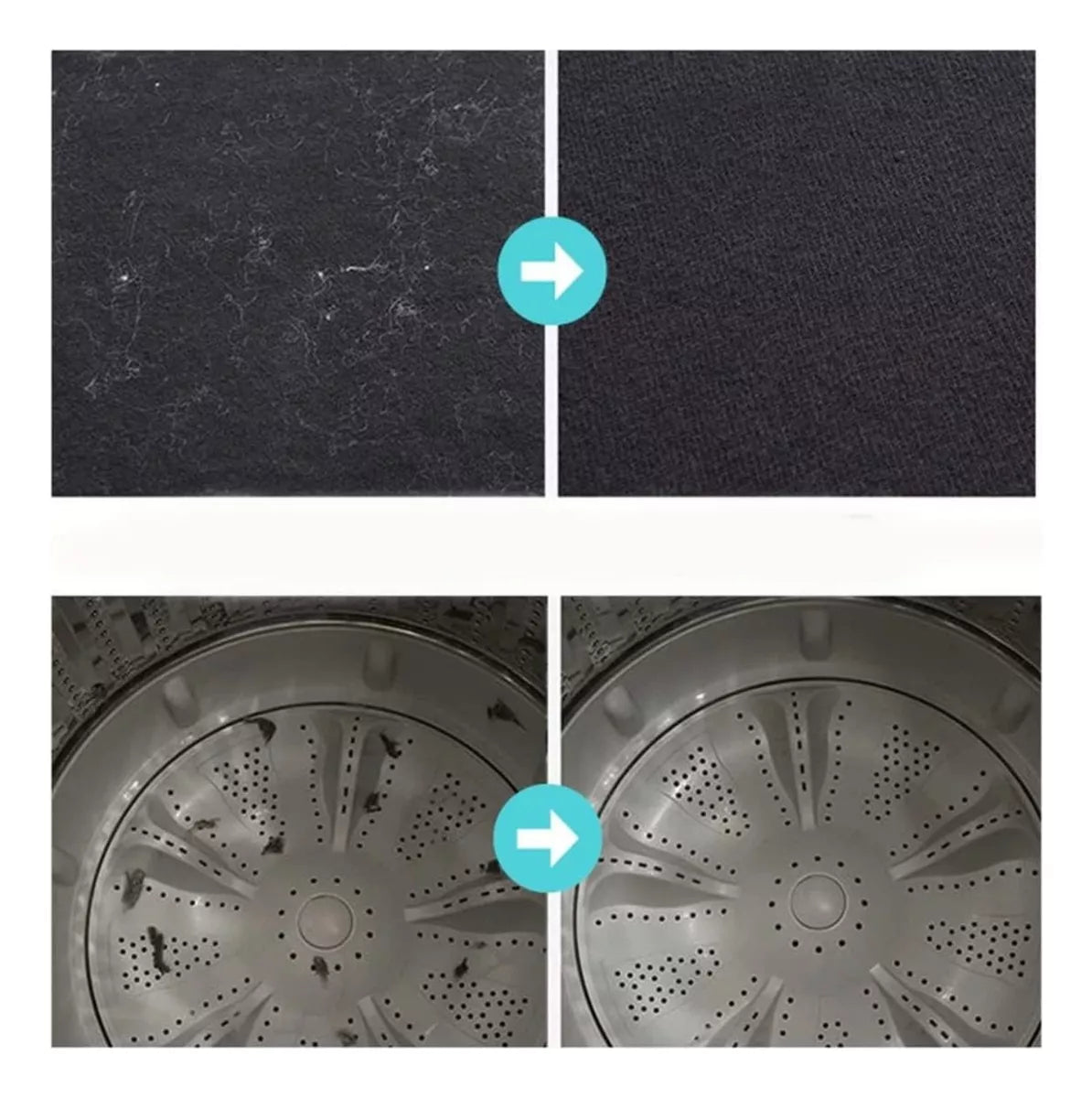 Filtro Atrapa Pelusas para Lavadora 🧺 Recoge Motas, Pelos y Residuos Fácilmente