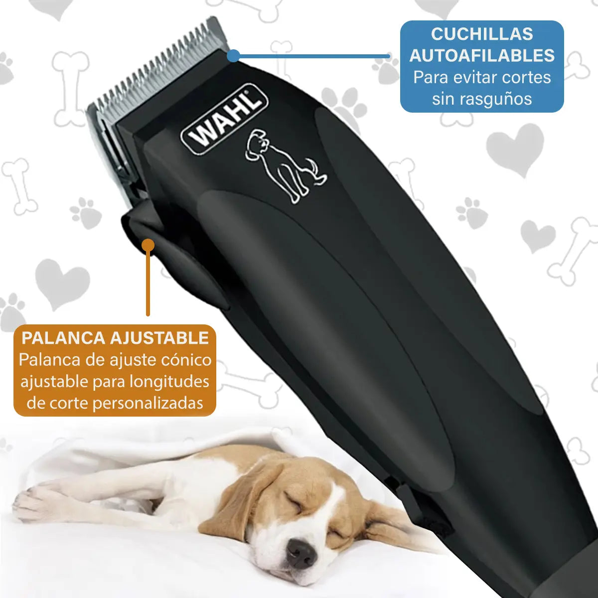 Cortadora de Pelo Wahl Pet Clipper 🐾 Peluquería para Perros Fácil y Segura